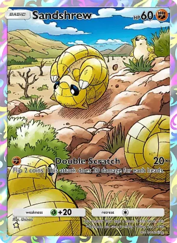 Sandshrew — Fantastical Parade card #170