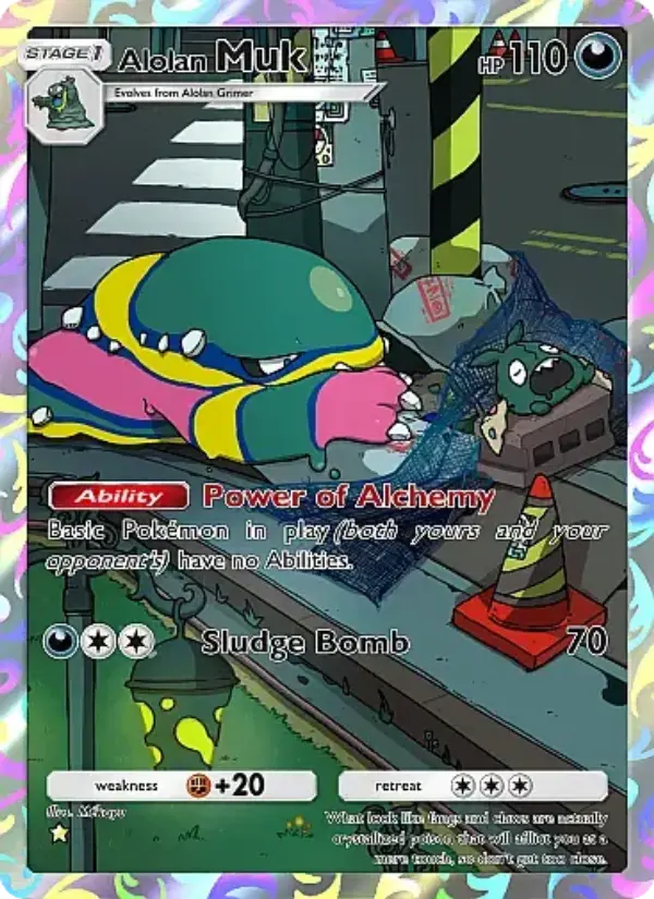Alolan Muk — Fantastical Parade card #173