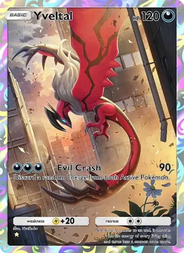 Yveltal — Fantastical Parade card #175