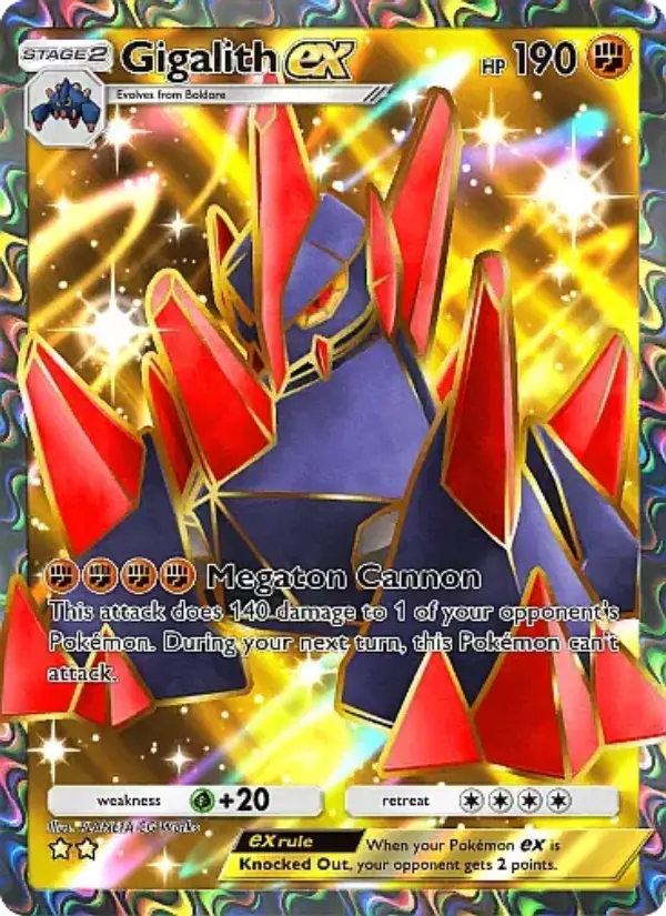 Gigalith ex — Fantastical Parade card #187