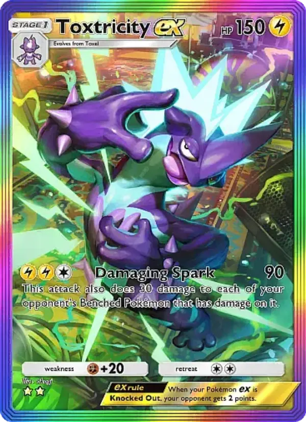 Toxtricity ex — Fantastical Parade card #198