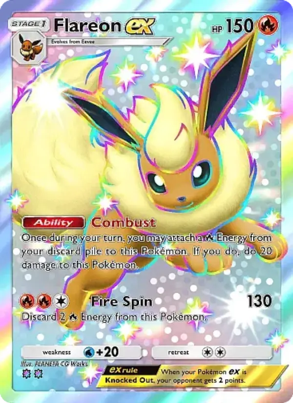 Flareon ex — Fantastical Parade card #225