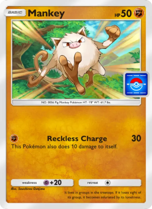 Mankey — Promos-A card #017