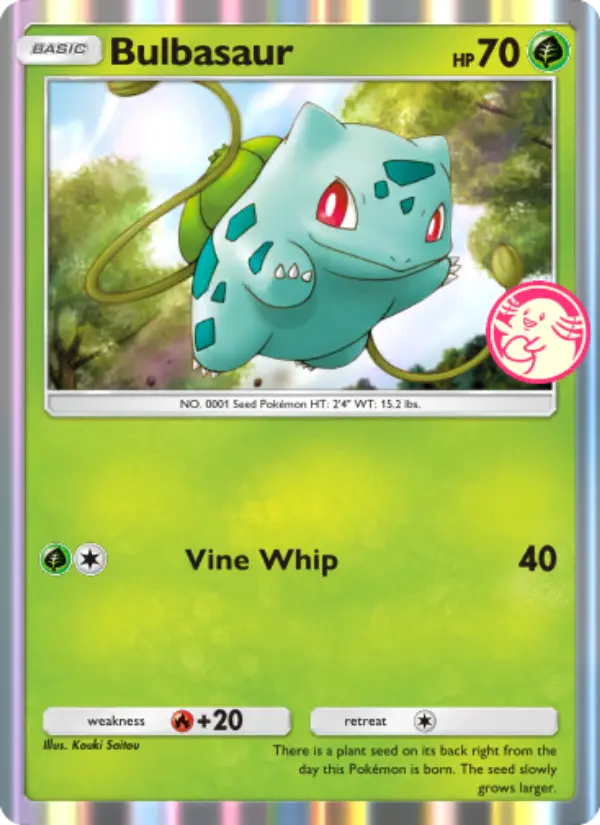 Bulbasaur — Promos-A card #023