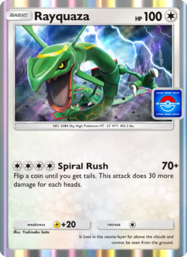 Rayquaza — Promos-A card #063