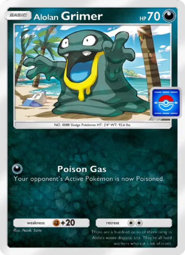 Alolan Grimer — Promos-A card #072
