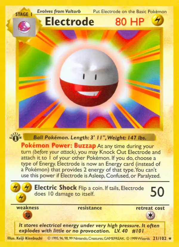 Electrode — Base Set card #21