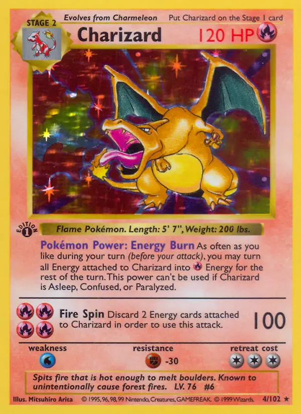 Charizard — Base Set card #4
