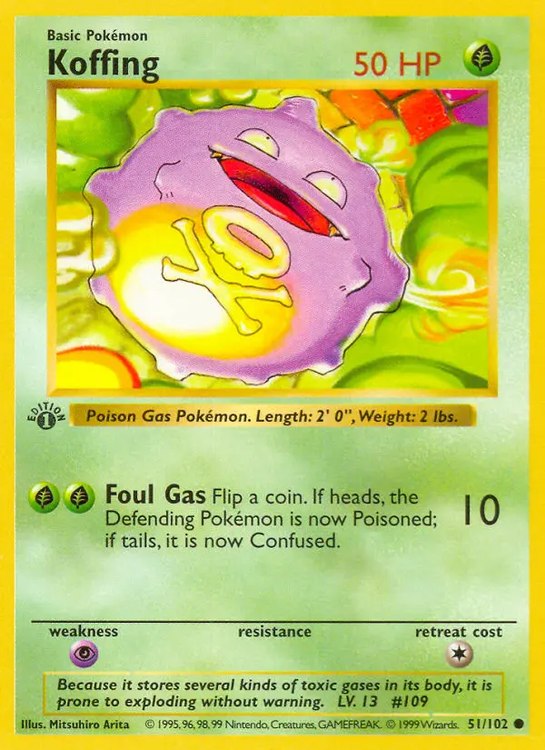 Koffing — Base Set card #51