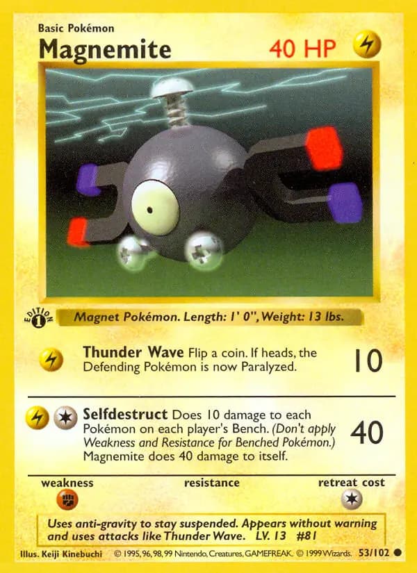 Magnemite — Base Set card #53