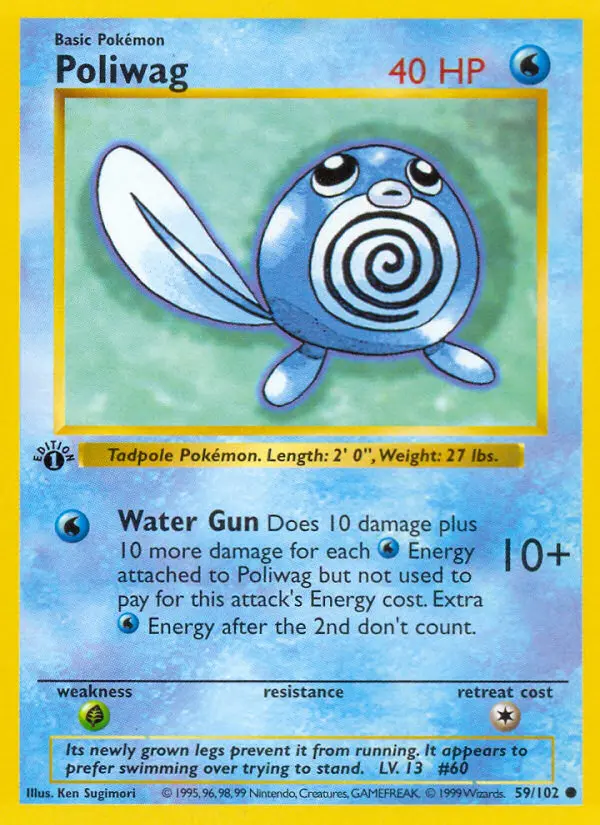 Poliwag — Base Set card #59