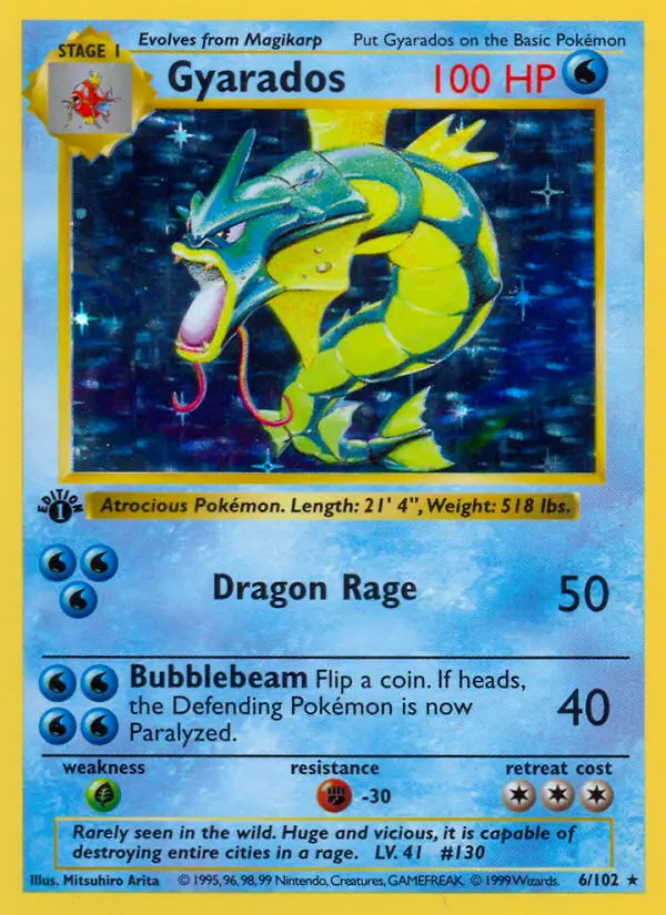 Gyarados — Base Set card #6
