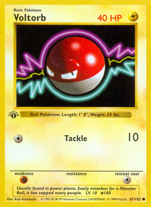 Voltorb — Base Set card #67