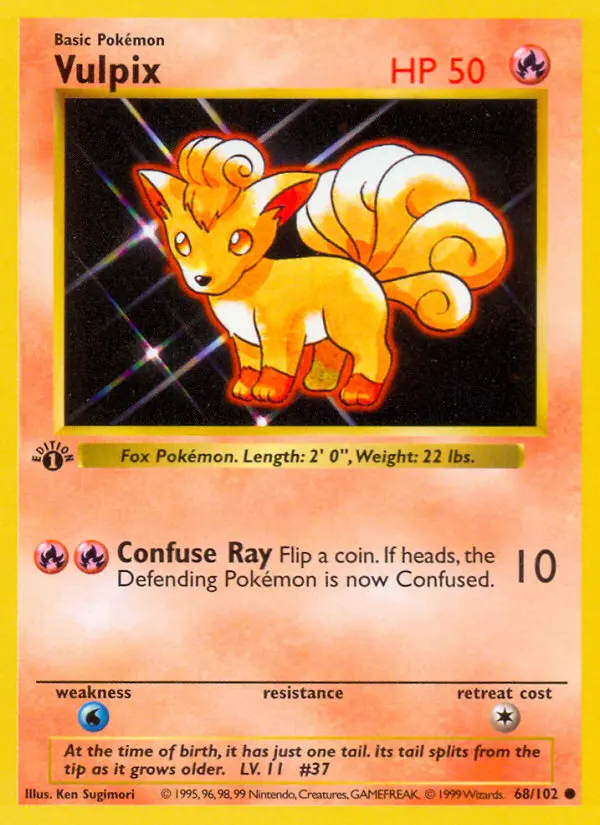 Vulpix — Base Set card #68