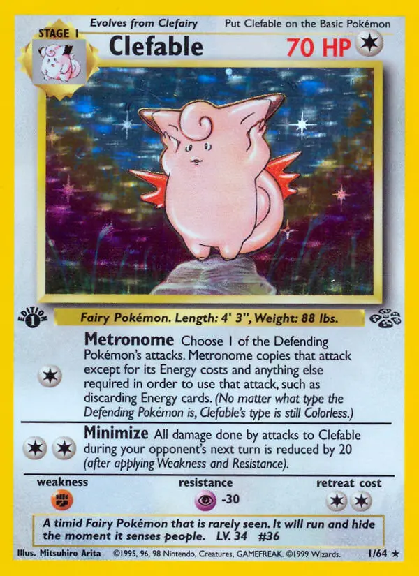 Clefable — Jungle card #1