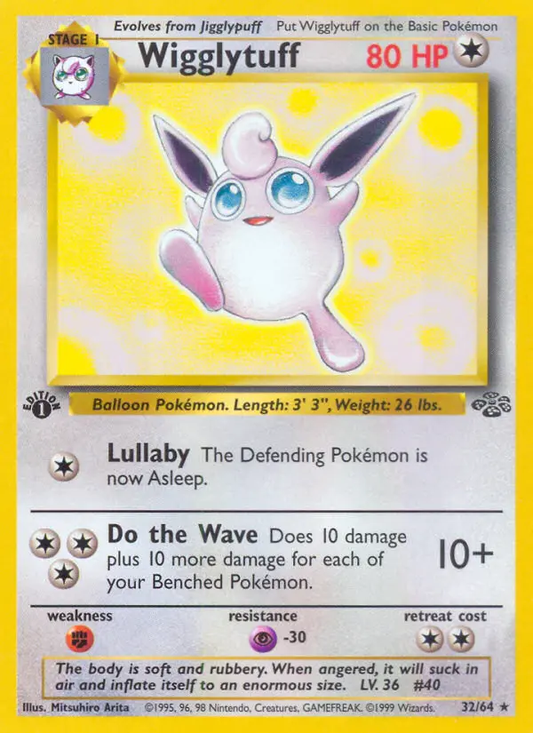 Wigglytuff — Jungle card #32