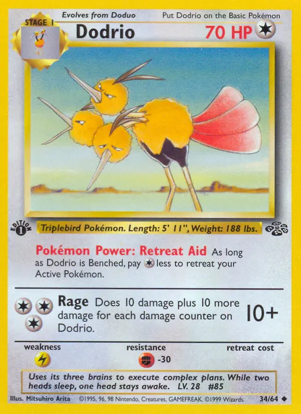 Dodrio — Jungle card #34