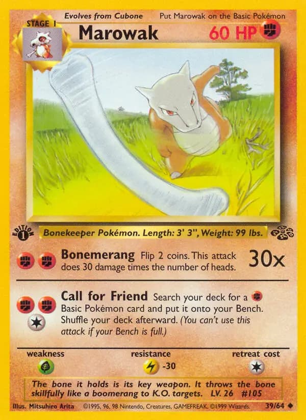 Marowak — Jungle card #39