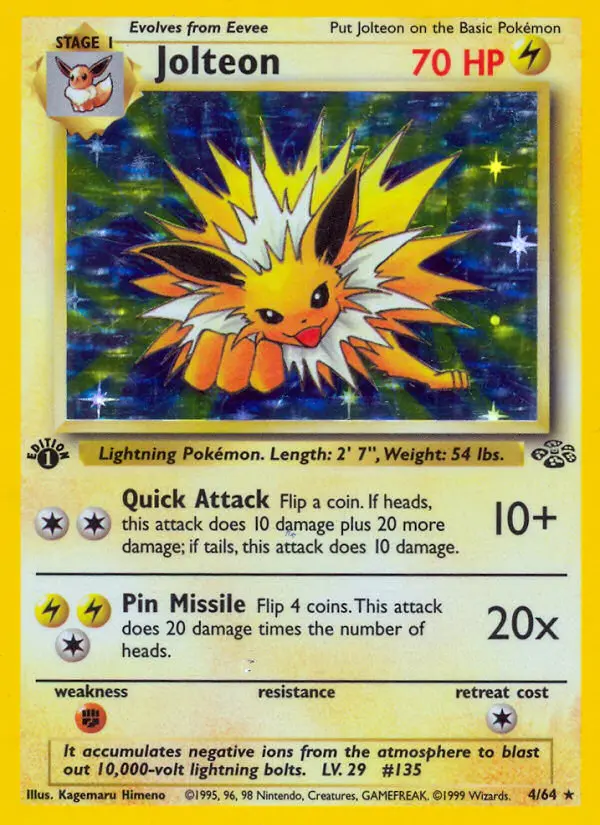 Jolteon — Jungle card #4