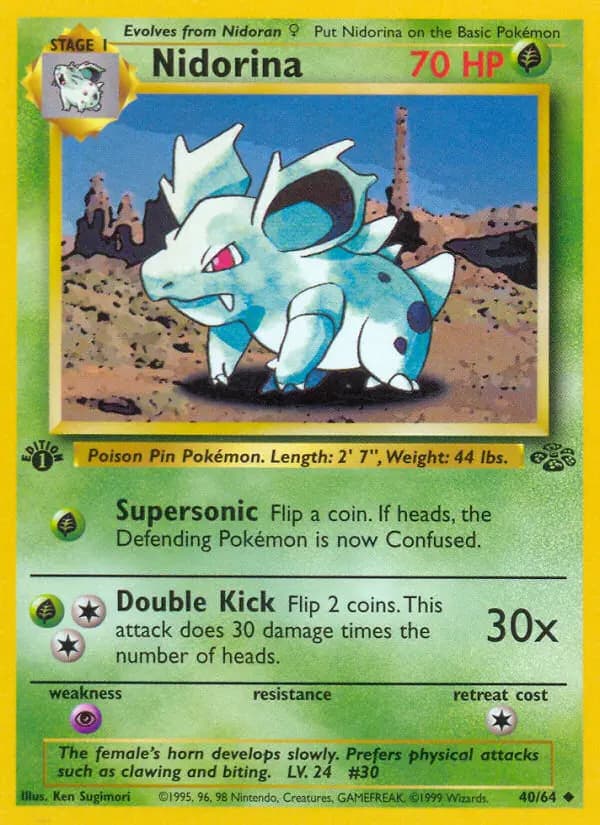 Nidorina — Jungle card #40