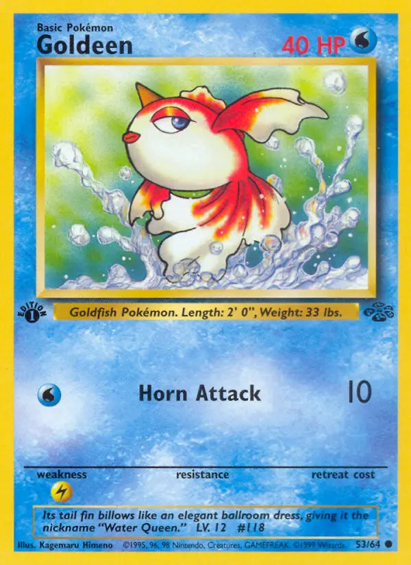 Goldeen — Jungle card #53