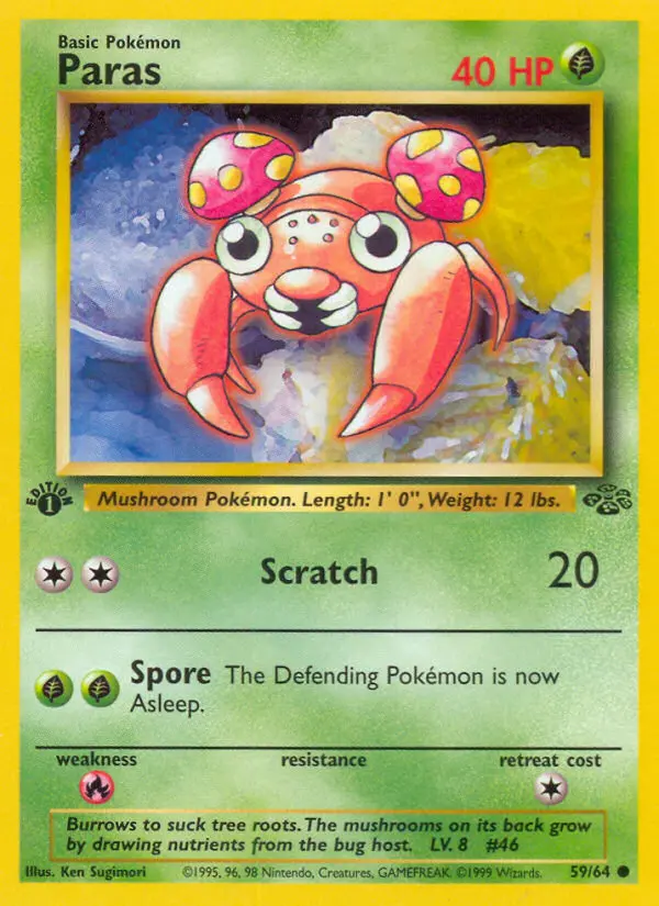 Paras — Jungle card #59