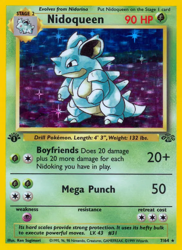 Nidoqueen — Jungle card #7