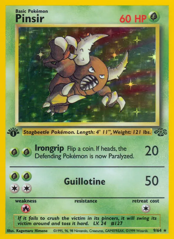 Pinsir — Jungle card #9