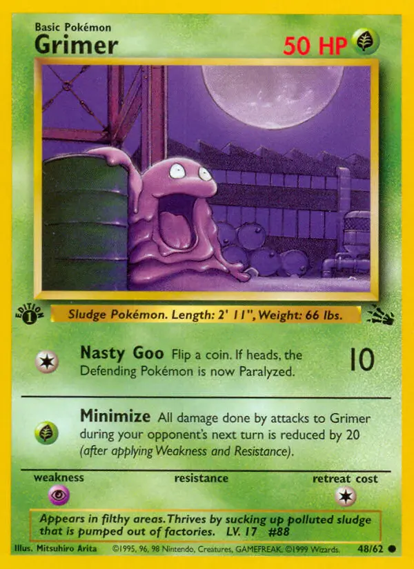 Grimer — Fossil card #48