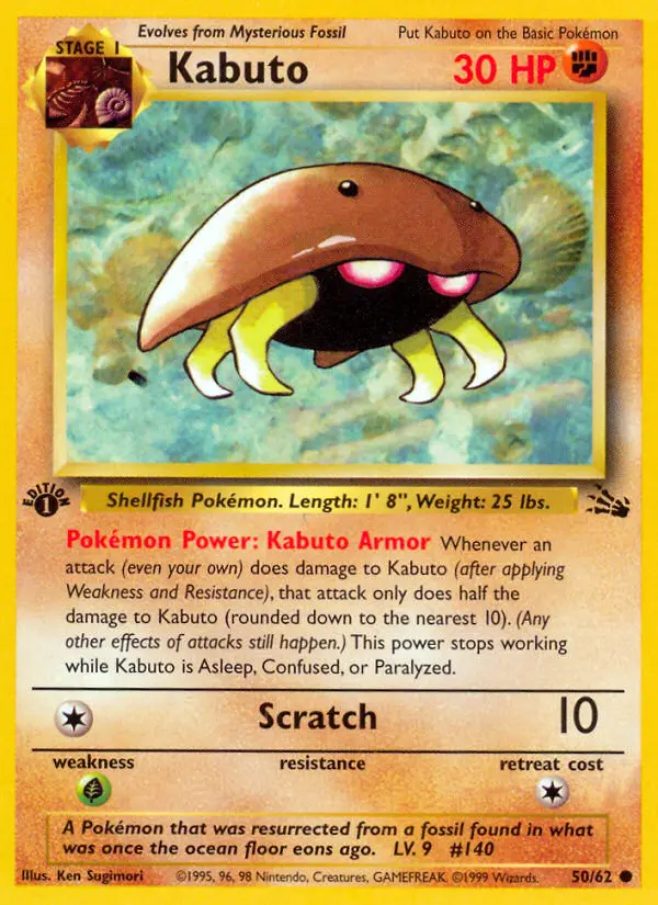 Kabuto — Fossil card #50