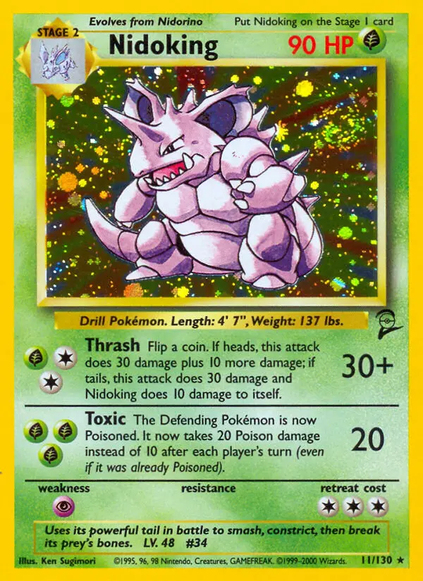 Nidoking — Base Set 2 card #11