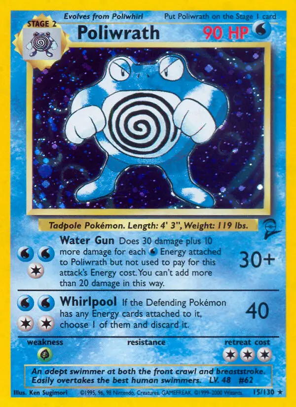 Poliwrath — Base Set 2 card #15