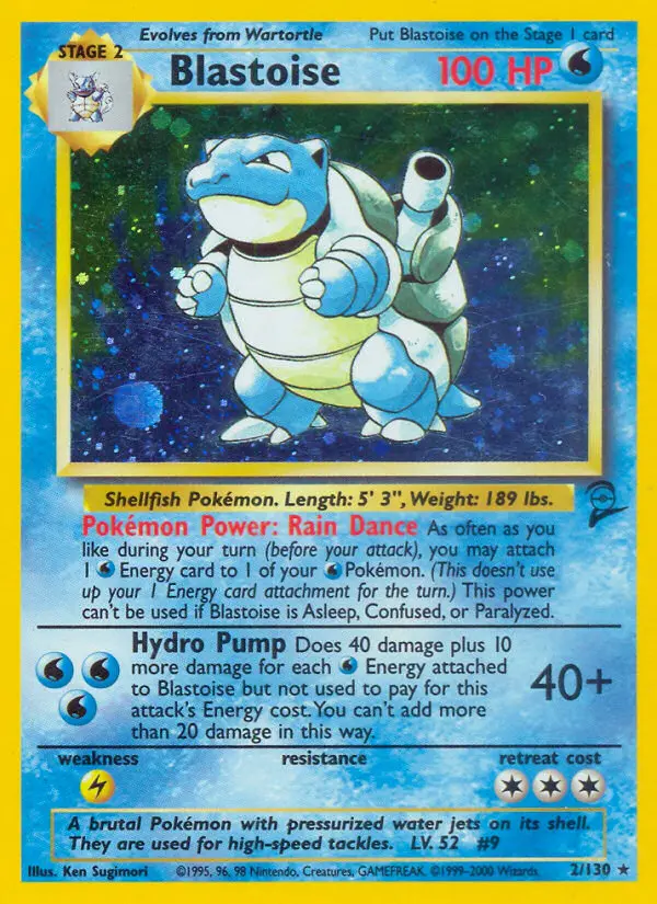 Blastoise — Base Set 2 card #2