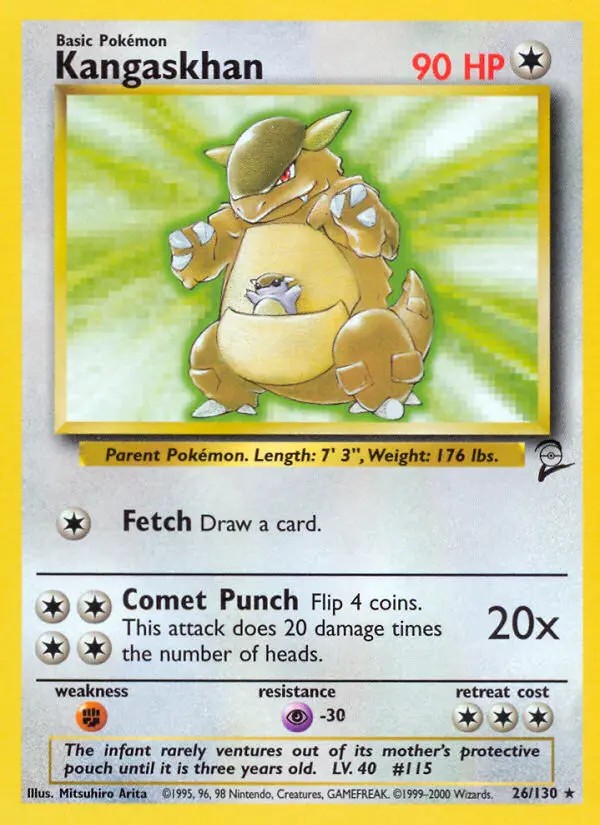 Kangaskhan — Base Set 2 card #26