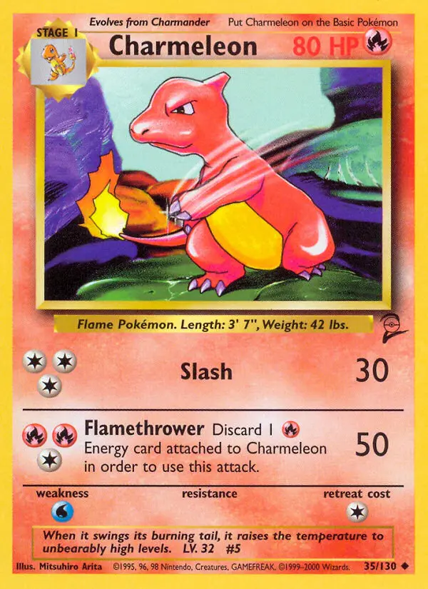 Charmeleon — Base Set 2 card #35