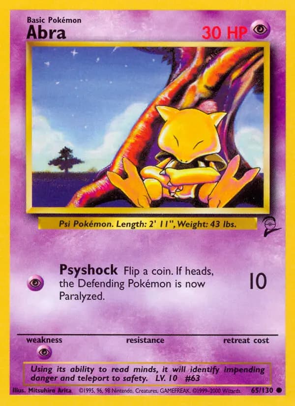 Abra — Base Set 2 card #65