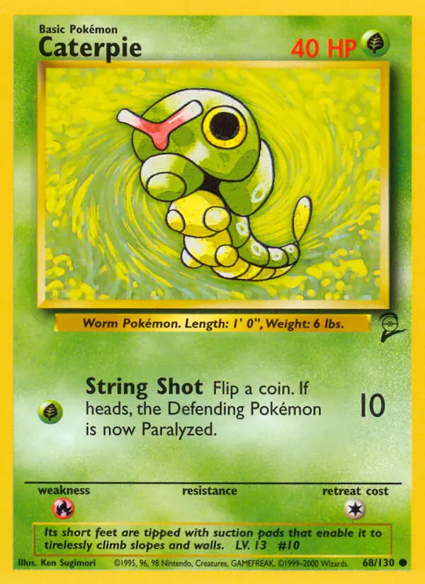 Caterpie — Base Set 2 card #68