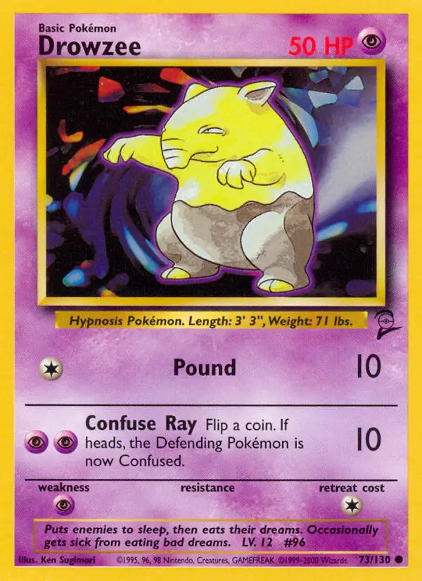 Drowzee — Base Set 2 card #73