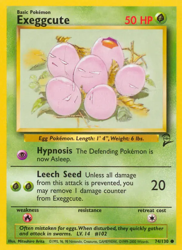 Exeggcute — Base Set 2 card #74