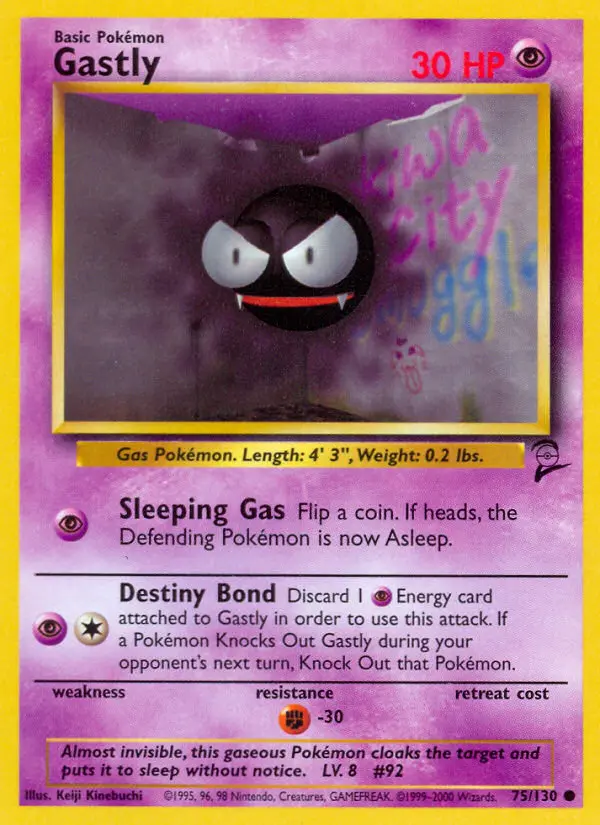 Gastly — Base Set 2 card #75