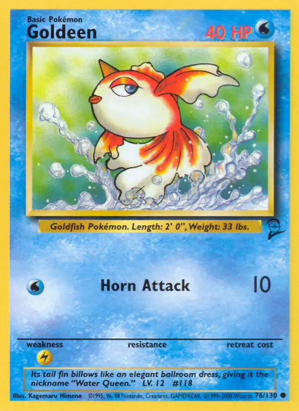 Goldeen — Base Set 2 card #76