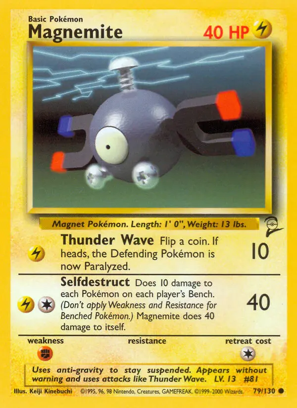 Magnemite — Base Set 2 card #79