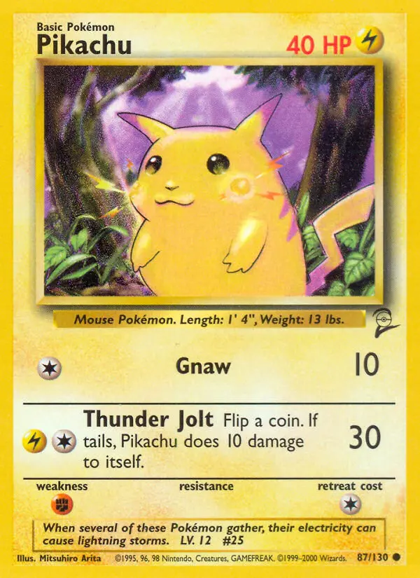 Pikachu — Base Set 2 card #87