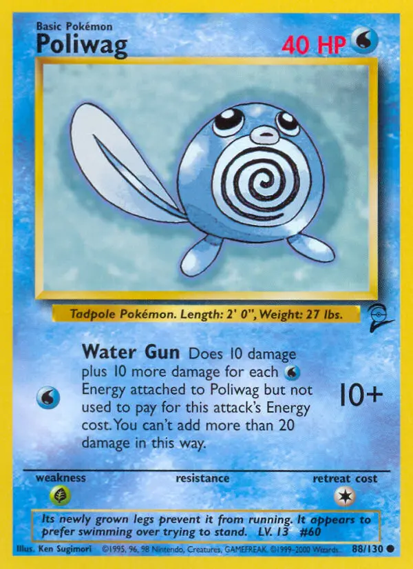Poliwag — Base Set 2 card #88