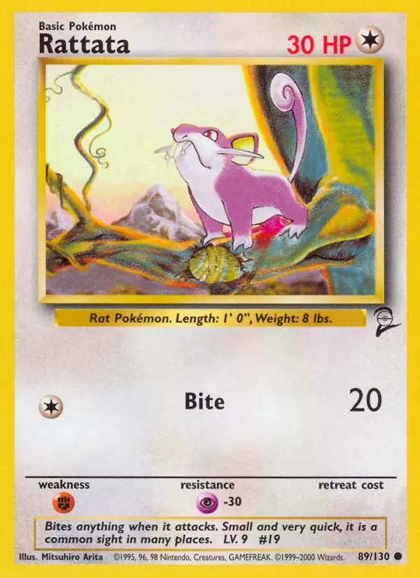 Rattata — Base Set 2 card #89
