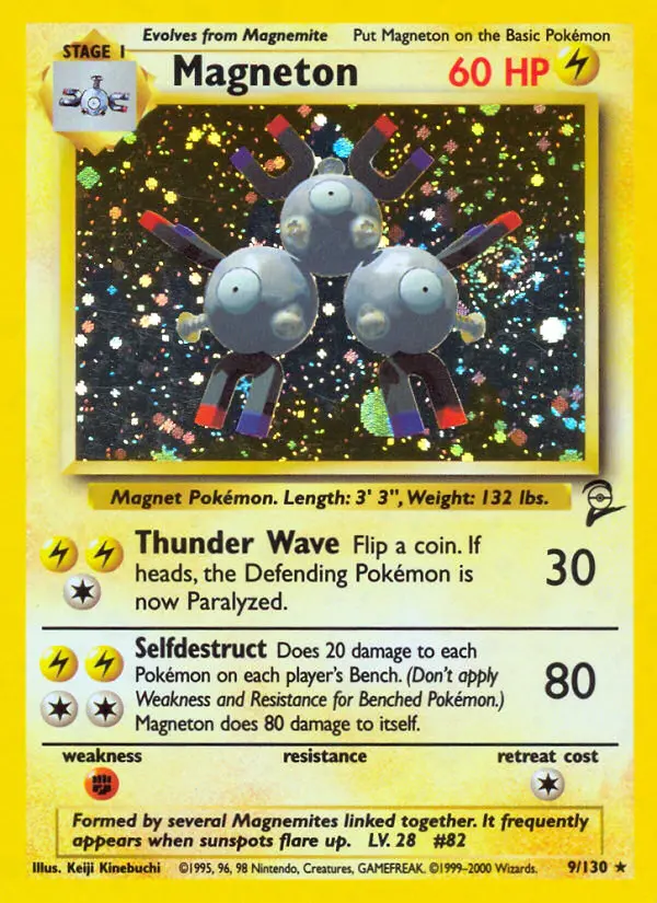 Magneton — Base Set 2 card #9