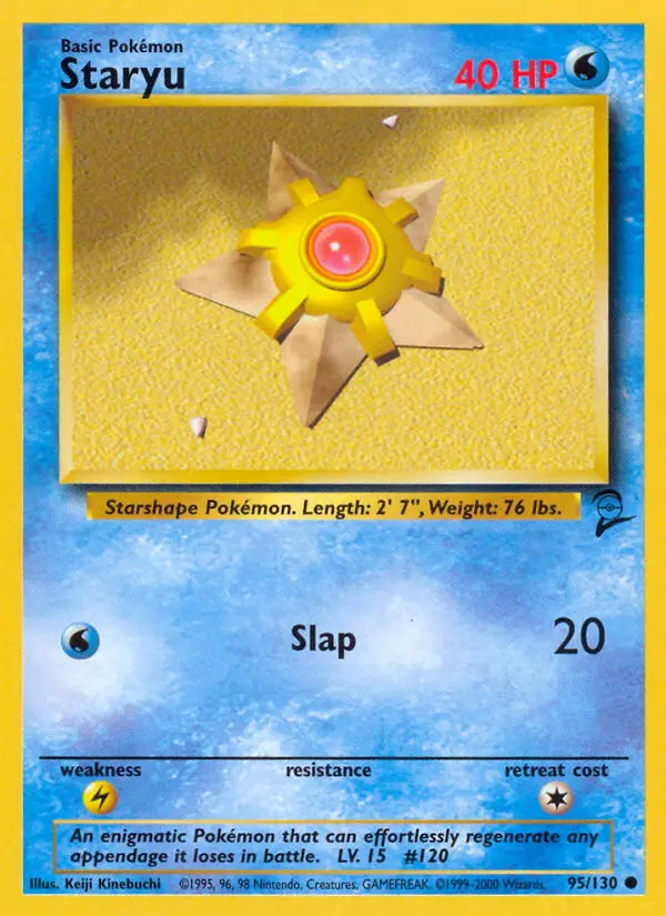 Staryu — Base Set 2 card #95