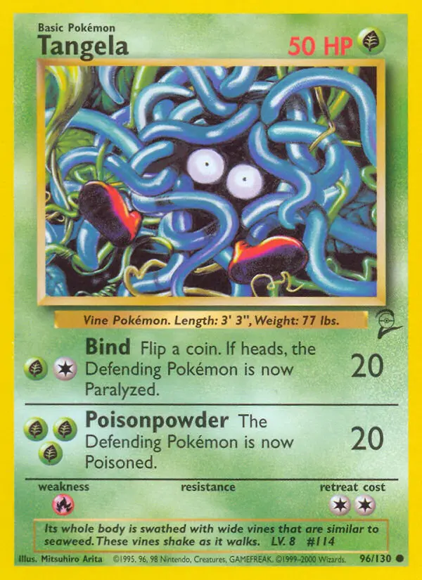 Tangela — Base Set 2 card #96