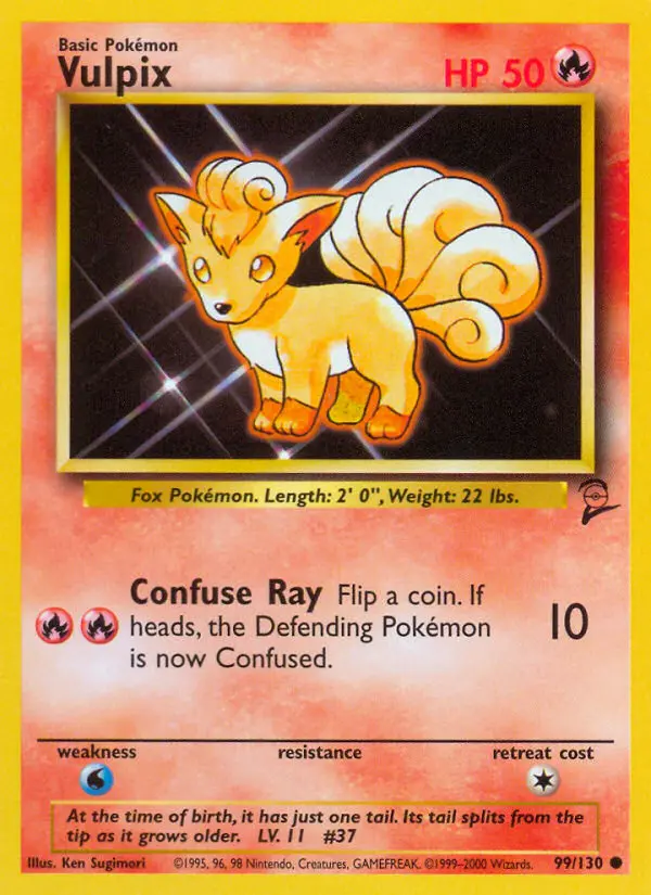 Vulpix — Base Set 2 card #99