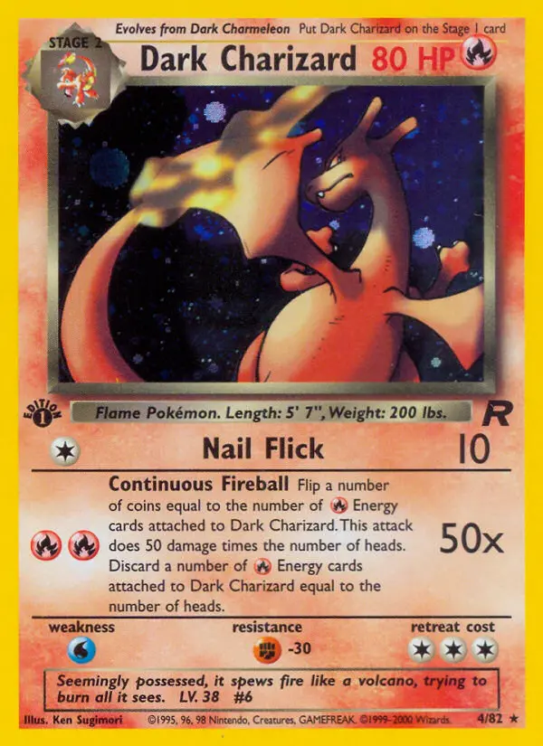 Dark Charizard — Team Rocket card #4